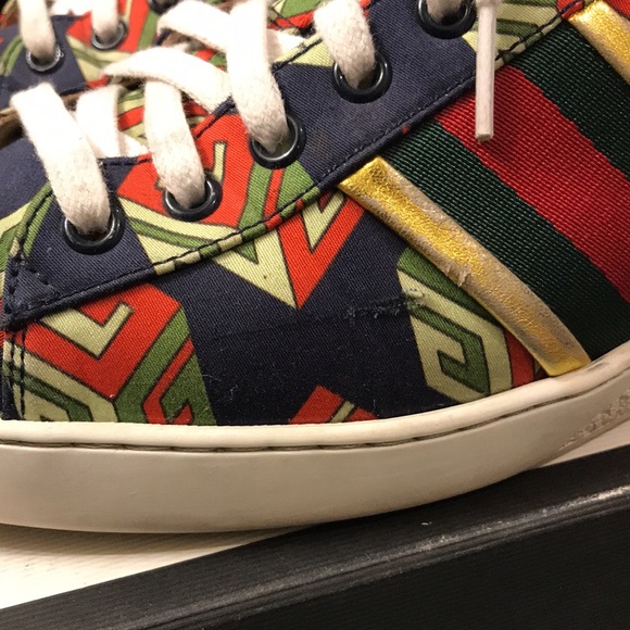 Gucci Ace suede GG cube shoes - Picture 8 of 11